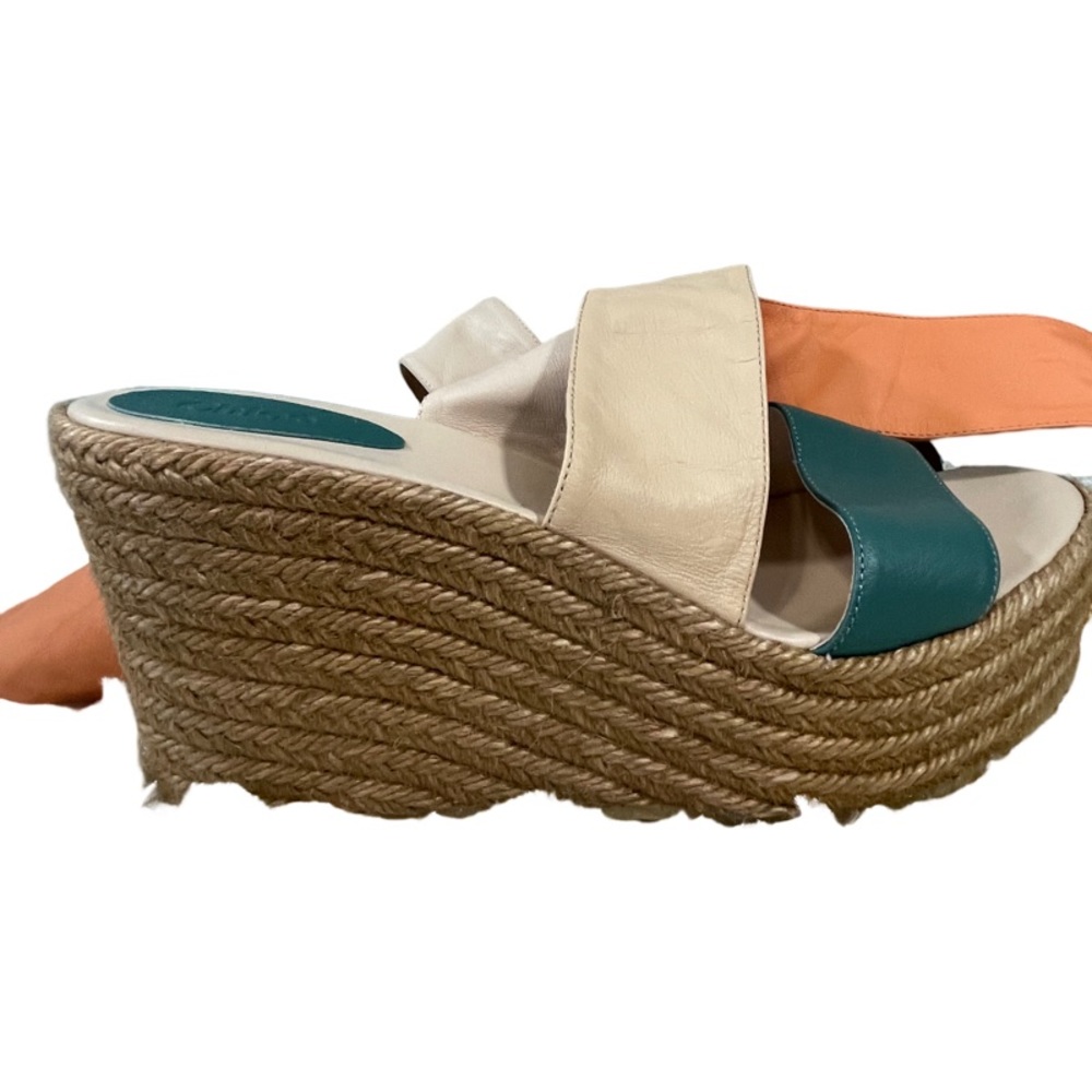 Chloe Ankle Tie Wedge Espadrille Sandal - Picture 5 of 9